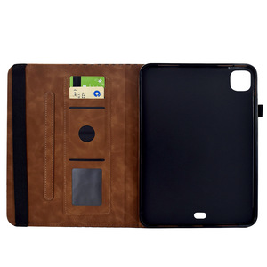 Étui de protection pour tablette <span class=keywords><strong>iPad</strong></span> Pro 11 Mini 7, nouveau, en cuir PU uni, pliable, avec porte-cartes, pour <span class=keywords><strong>iPad</strong></span> 11e génération - Product Image 4