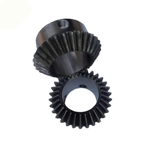 เฟืองตรงขนาดเล็กแบบมีหนาม เฟืองเหล็กแบบเกลียว ร่องลิ่มแบบเฮลิคอล ผลิตจากเหล็กกล้าไร้สนิม พร้อมแกนเหล็กกล้าไร้สนิมและชิ้นส่วนตลับลูกปืน - Product Image 5