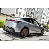 Pour Tesla Nouveau Modèle Y 2025 et plus, Kits de carrosserie, Pièces automobiles, Diffuseur de pare-chocs arrière en ABS, Noir brillant, Modification style CMST