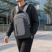 Sac à dos de voyage unisexe HAIBOWY avec logo personnalisé, résistant à l'eau, multi-compartiments, sac d'école pour étudiants, sac à dos pour ordinateur portable
