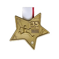 Médaille en métal émaillé 3D personnalisée, forme irrégulière découpée, pour récompense de vainqueur d'événements sportifs