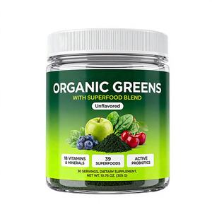 Poudre de smoothie biologique pour adultes, superaliment vert, marque privée OEM/ODM - Product Image 1