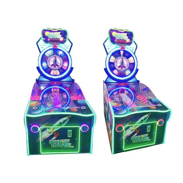 Funpark High Metal Hot Selling Lottery Coin Operated Arcade Redemption Machine World Travel Tickets Amusement Game Center