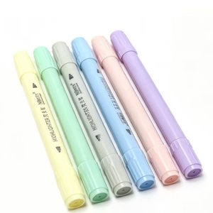 Wholesale School Highlighter <b>Pen</b> Fluorescent Marker Set Student Eye Protection No Odor 6-Color OEM Classroom Supply - Product Image 4