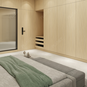 Juego de muebles de dormitorio de lujo personalizado, diademas, marcos de cama de madera, tamaño - Product Image 2