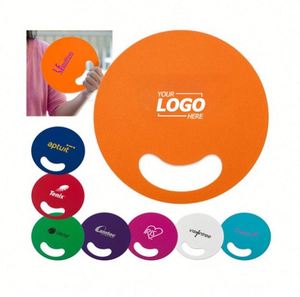 Abanico Promocional Personalizado con Logotipo y Orificio para Colgar, Abanico Publicitario para Eventos Corporativos, Inmobiliarios y Ferias Comerciales - Product Image 1