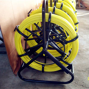 Cable Fish Tape Fibra <span class=keywords><strong>de</strong></span> vidrio 6MM 328FT 100 M Cable Running Rod Duct Rodder Fishtape Puller Conduct Puller - Product Image 6