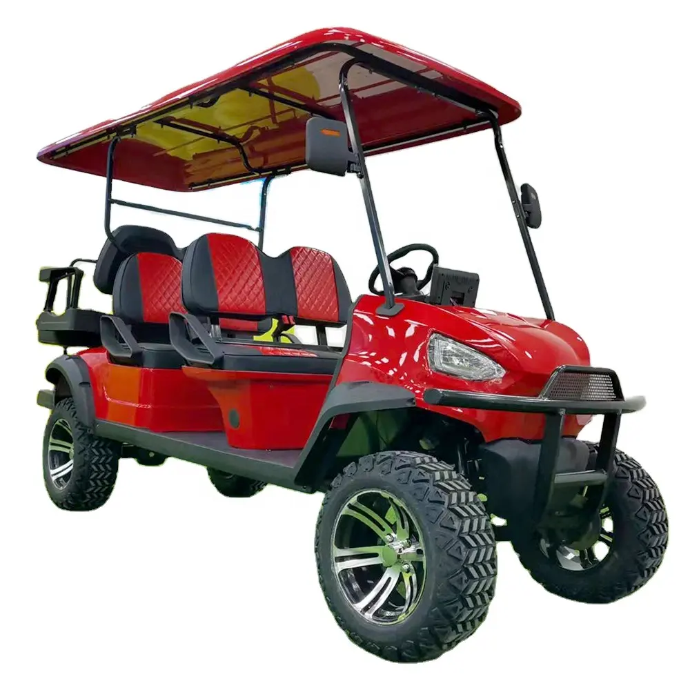 Nuovo 2 4 6 8 posti elettrico golf cart 4KW 5kw 48V 72V AC motore di lusso golf buggy club car