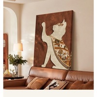 Peinture murale sur toile à thème animalier classique chinois, décoration vintage pour salon, œuvre d'art suspendue haut de gamme pour entrée