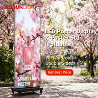 Écran d'affichage LED couleur modulaire pour signalisation numérique, idéal pour la publicité commerciale et les panneaux d'affichage