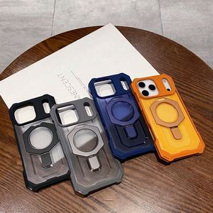 Nuevas Fundas Antigolpes de Cuatro Esquinas para Teléfono, Resistentes <span class=keywords><strong>y</strong></span> Robustas, con Soporte Magnético, para iPhone 17 <span class=keywords><strong>Air</strong></span>/Pro <span class=keywords><strong>Max</strong></span> - Product Image 2