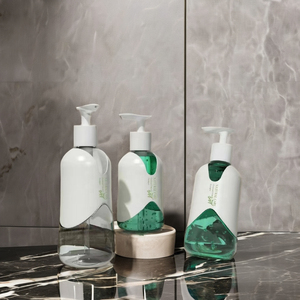 Sang trọng tùy chỉnh Frosted Pet bơm phun chai 300ml 400ml 500ml Nhự<span class=keywords><strong>a</strong></span> dầu gội Lotion Mặt Kem container bao bì bền - Product Image 1