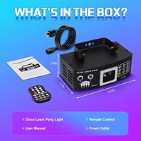 WUZSTAR 12 Led Beam Rgb Light Laser Pattern Projector Télécommande DMX Spectacle événementiel bar Ktv Club Fournisseur Dj Disco Lumières de scène