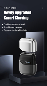 Compact Travel Face Shaver Mini Portable On-The-Go W/Dual Floating Blades Foil Shavers for <b>Men</b> Shaver Rechargeable Mini - Product Image 5