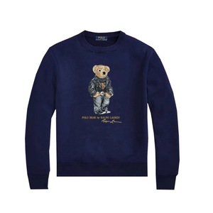 Felpa con girocollo 100% in cotone lavorato a maglia per Ralph Lauren per POLO <span class=keywords><strong>BEAR</strong></span> 24SS con cappuccio da uomo - Product Image 4