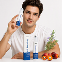 Serum Revitalisasi Rambut Private Label Roll on 10ml Minyak Batana Rosemary Jahe Menutrisi Memperkuat Perawatan Kulit Kepala