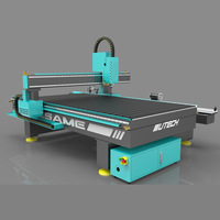 Kit de table de routeur CNC industriel DIY, machine de sculpture sur bois 3 axes 1300x2500mm, moteur servo hybride à broche unique, contrôleur Mach3