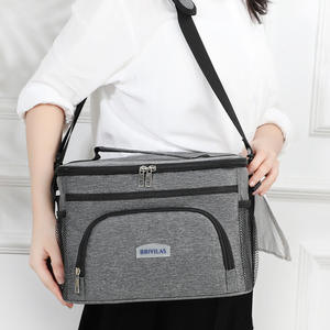 Handgehaltene Einschulter-Kühltasche aus Oxford-Gewebe zur Frischhaltung, Isolierte Tasche für Picknick und Auto, Neuer Grenzüberschreitender Bestseller, PEVA Wasserdicht - Product Image 2