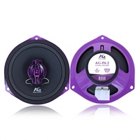 Par de modificación de audio de coche de bocina coaxial de 6,5 pulgadas al por mayor de diseño de altavoz de bocina triangular de aluminio