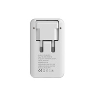 Cargador de Viaje Portátil Ultrafino GaN de Carga Rápida de 65 W con Puertos PD 3.0 y SCP 2 Tipo C y USB-A para Laptop
