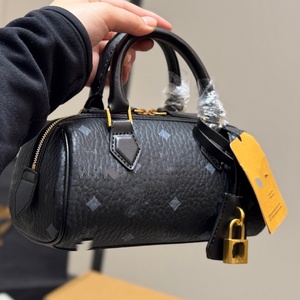 Borsa a Tracolla MC in Vera Pelle Stampata, Elegante Borsetta da Donna, Nuova Moda Versatile, Stile Boston - Product Image 3
