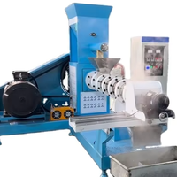 Machine à granulés d'aliments aquatiques commerciaux pour poissons, extrudeuse de type flottant et coulant pour la production d'aliments pour crevettes, crabes et animaux de compagnie