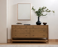 Artisanat Moderne Chêne Naturel Antique Chambre Commode pour Meubles Mur Monté Chevet Entrée Console Table Tiroir Hall De Stockage