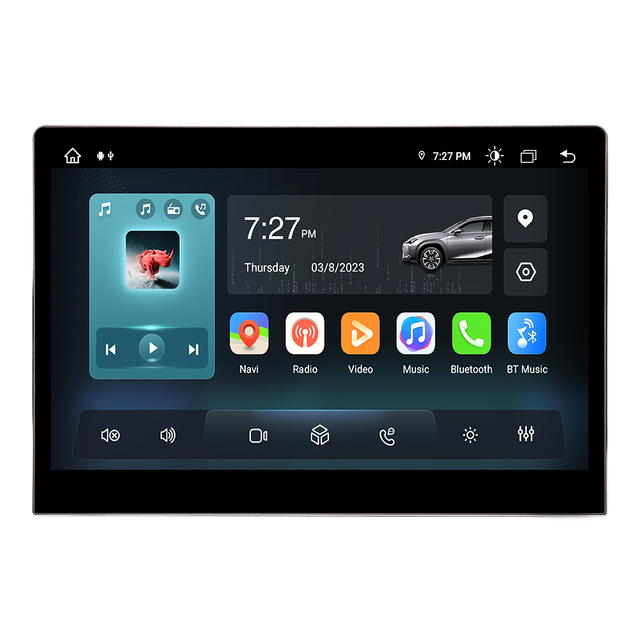 Universal 12.2 Inch Full Lamination Screen 4+64GB Android 13 Car Radio Wireless CarPlay GPS DSP 4G OBD2 Amplifier RGB
