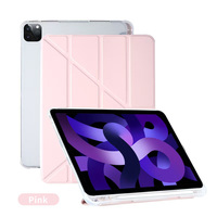 Nouvelle Coque de Protection Intégrale en PU de Haute Qualité pour iPad 10,9 Pouces (Modèle 2025) avec Support Triple Pliable Multi-angles pour Tablette Apple