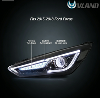 Venta al por Mayor de Conjuntos de Faros Delanteros LED con Intermitentes Secuenciales para Ford Focus 2015-2017