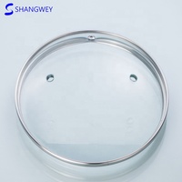 Couvercle en verre trempé, Type G, 10 pièces, couvercle en silicone pour Pot de cuisson