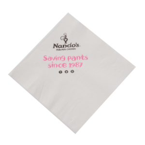 Serviettes en papier colorées 2 plis 4 volets en pâte de bois vierge pour le service des boissons - Product Image 3