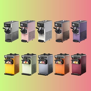 Máquina Industrial de Helado Suave 20L/H, Máquina Comercial Vertical de Tres Cabezas para Hacer Helados en Venta - Product Image 6