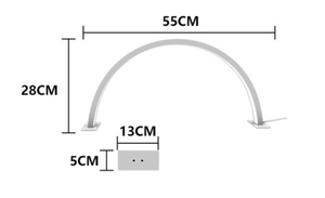 Lámpara LED de Mesa de Media Luna para Salón de Belleza, 36 W, con Logotipo Personalizado OEM, Lámpara de Manicura, Lámpara de Mesa para Arte de Uñas - Product Image 6