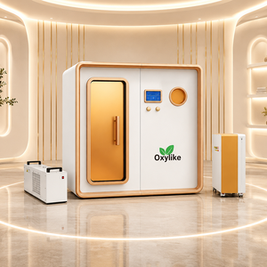 ห้องปรับความดันบรรยากาศแบบแข็งสองที่นั่ง รุ่น Oxylike OLH-2-S5 1.5ATA คุณภาพสูงสุด ปี 2027 สำหรับใช้ในศูนย์ออกกำลังกายเพื่อฟื้นฟูร่างกายหลังเล่นกีฬา - Product Image 2