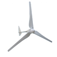Puissance efficace 2KW 48V générateur d'éolienne 2000W 96V 120V 220V 240V moulin à vent avec lames FRP de 1400MM de longueur