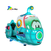 Machine de jeu interactive pour enfants Swing Kids CE en fibre de verre avec accepteur de pièces/billets pour aire de jeux familiale intérieure, garantie 1 an, version anglaise