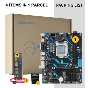 ใหม่ <span class=keywords><strong>B85</strong></span> พร้อม TPM 2.0 แบบฟิสิคัล รองรับซีพียู LGA1150 2X DDR3 DIMM NVMe M2 PCIE3.0 SATA3.0 USB3.0 เมนบอร์ด <span class=keywords><strong>B85</strong></span> - Product Image 6