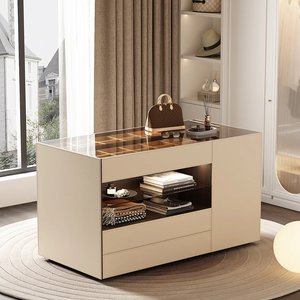 Armoire d'île minimaliste personnalisable coiffeuse pour chambre à coucher vêtements et salle de chapeau armoire à bijoux - Product Image 6