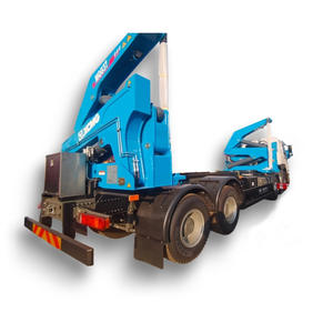 משאית מנוף צדדי 400 כוחות סוס, יורו 2, איכות גבוהה, סינוטרק הו, 37 טון, להובלת מכולות מיכל 20 רגל, טעינה צידית, עומס גבוה - Product Image 1