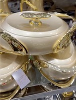 Boîte d'organisation de cuisine de luxe ultime pour fêtes, ensemble de flasques isothermes 2L, 2.5L, 3L, 1L pour usage en buffet d'hôtel haut de gamme