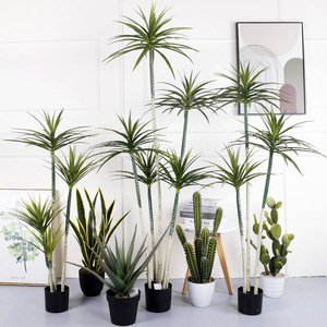 Bonsái Artificial de Dracaena Fragrans de 1.3m, 1.5m, 1.8m de Altura, Simulación Realista, Árbol Decorativo de Interior, Adorno de Suelo, Decoración para Bodas y Hogar - Product Image 1