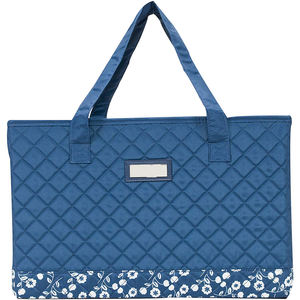 Portátil azul Floral de la máquina de coser llevan caso bolsa de viajes para hermano cantante máquinas - Product Image 2