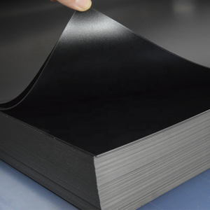 Feuilles de film <span class=keywords><strong>PVC</strong></span> en plastique rigide <span class=keywords><strong>noir</strong></span> givré pour meubles - Product Image 4