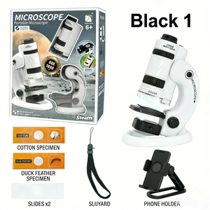 Ensemble de jouets éducatifs de <span class=keywords><strong>microscope</strong></span> en plastique portable 1200x pour les enfants - Product Image 4