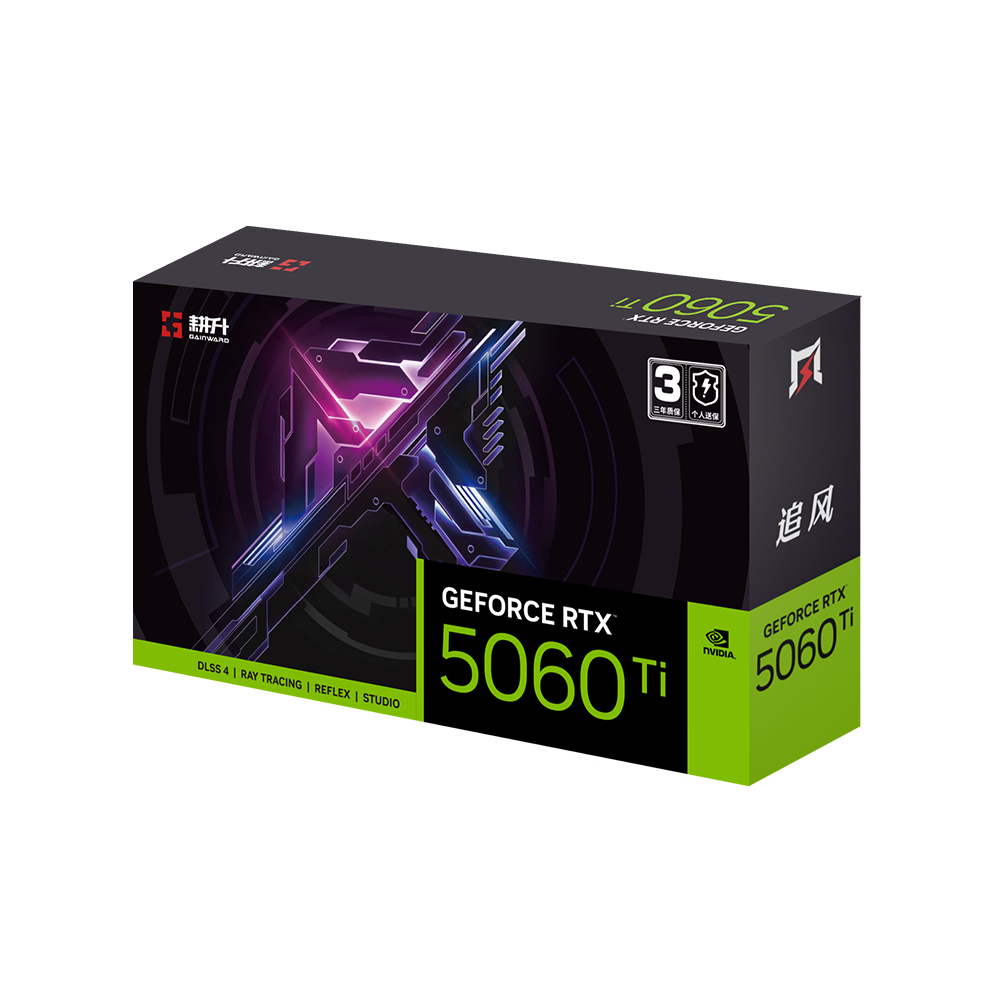 新品未開封GAINWARD GeForce RTX 5060 Ti 16GB 2025 GAINWARD RTX 5060 TI CHASING OC GDDR7 DLSS4 Gaming Graphics