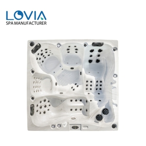Cổ phiếu mới đến bồn tắm Spa ngoài trời bán buôn Deluxe lớn jacuzzier 5 người nhỏ bồn tắm nước nóng - Product Image 2
