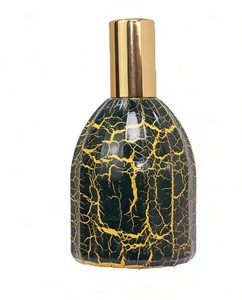 OEM personnalisé vert noir orange couleur bouteille de parfum 50ml bouteille en verre de parfum - Product Image 2