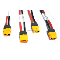 Kabel Konektor Daya Pria Wanita Custom OEM XT30 XT60 XT90 XT90S XT30U 50A DC Adapter Kabel Ekstensi Peralatan Baterai Ebike RC