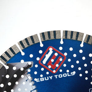 Pisau gergaji berlian Turbo bersegel, cakram pemotong melingkar kering profesional untuk ubin marmer granit beton - Product Image 6